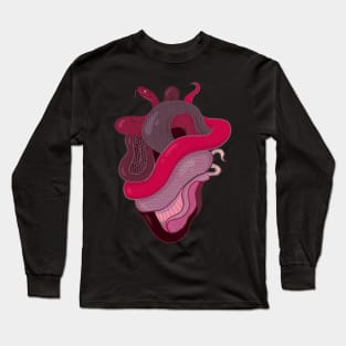 Snake Heart Long Sleeve T-Shirt